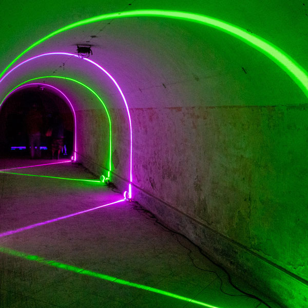 Mise en lumière du Fort de Feyzin par les étudiants en Licence CME © Vincent Laganier, Light ZOOM Lumière